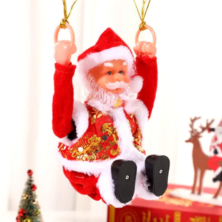 Papa Noel Paracaidas Giratorio Navidad